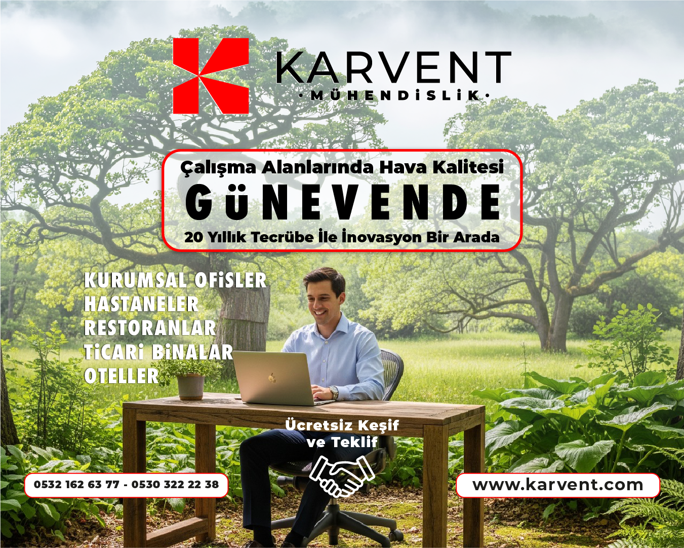 Antalya'nın İç Hava Kalitesine Karvent Mühendislik Güvencesi